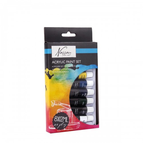 Nassau Acrylic Paint Set 8