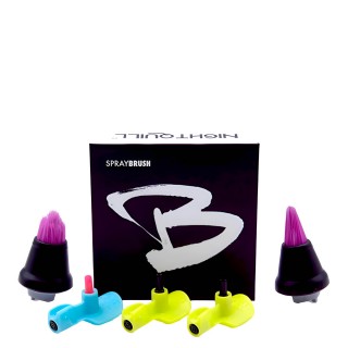 Night Quill Spray Brush Set