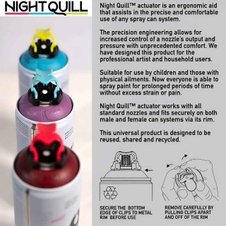 Night Quill Medium Touch (Aqua)