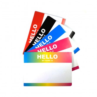 Hello my name is? A7 Stickers
