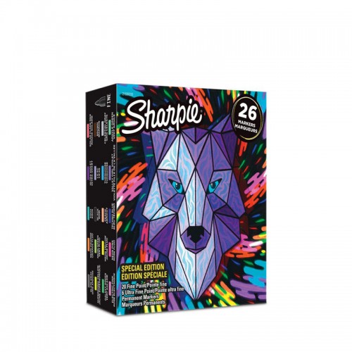 Sharpie Wolf Box 26
