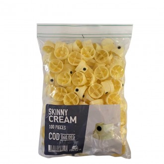 Skinny Cream Cap 100pcs Pack