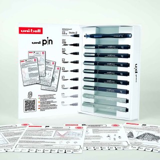 Uni Pin Starter Case Urban Sketching