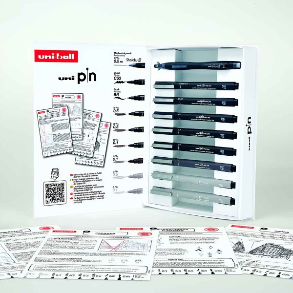 Uni Pin Starter Case Urban Sketching