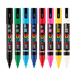 Posca PC-5BR Set 8