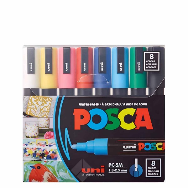 Posca PC-5M Set 8