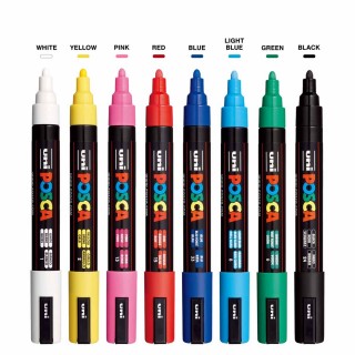 Posca PC-5M Set 8