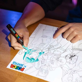 Posca Metal Box 20pcs - Manga Hero