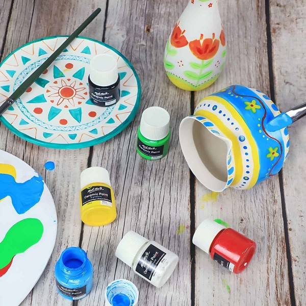 Mont Marte Ceramic Paint Set 6