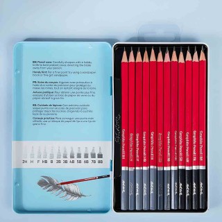 Mont Marte Graphite Pencils Set 12