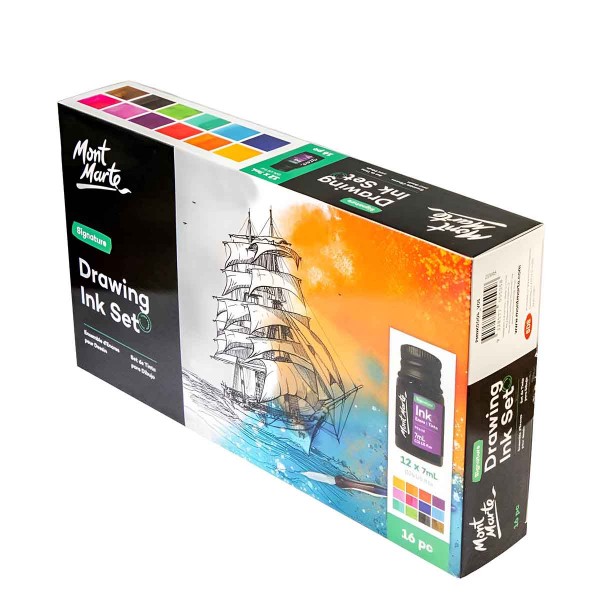 Mont Marte Drawing Ink Set 16