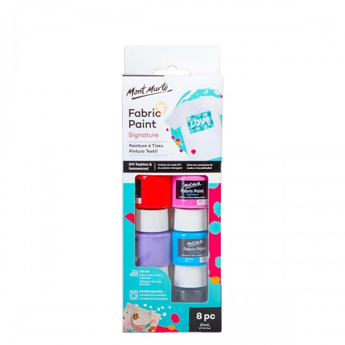 Mont Marte Fabric Paints Set 8