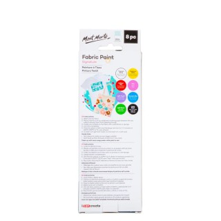 Mont Marte Fabric Paints Set 8