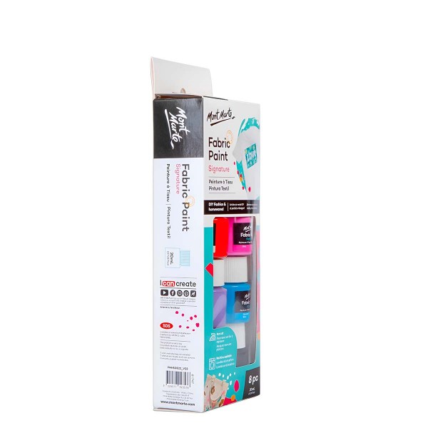 Mont Marte Fabric Paints Set 8