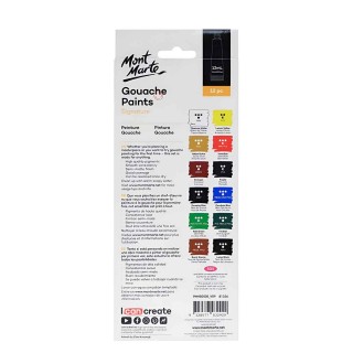 Mont Marte Gouache Paints Set 12