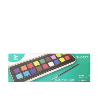 Sinoart Watercolour Tablets Set 18