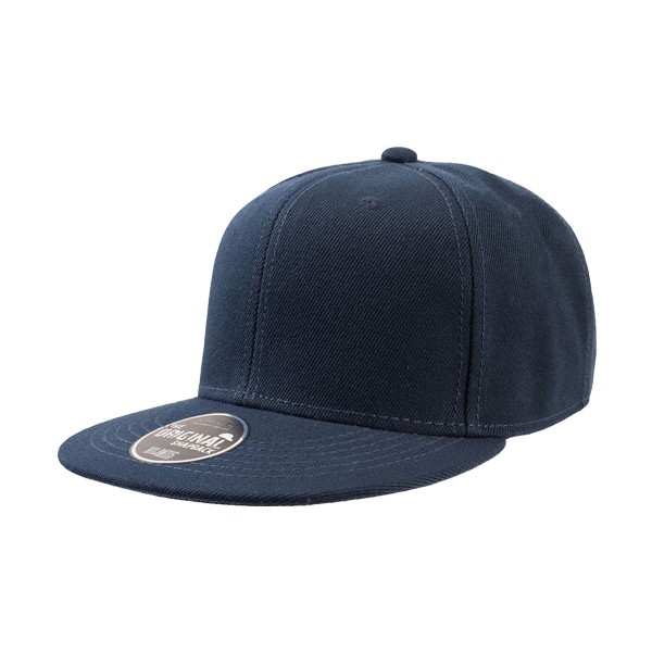 Snap Back navy-blue hat