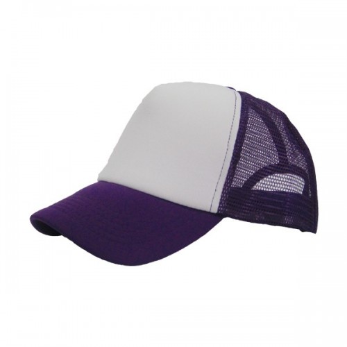 Rapper White/Purple Hat