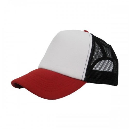 Rapper White/Red/Black Hat