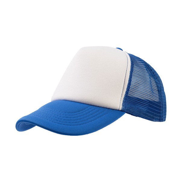 Rapper White/Royal Blue Hat