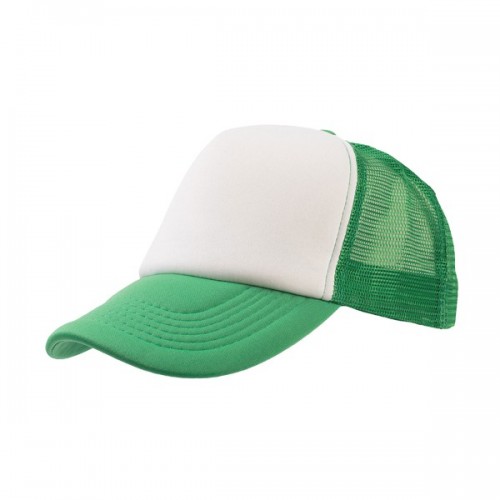 Rapper White/Green Hat