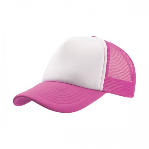 Rapper White/Fluo Pink Hat