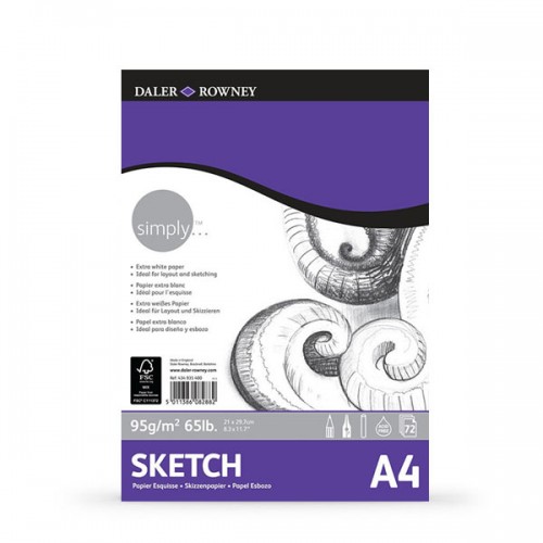 Daler Rowney Simply A4 Sketch Pad