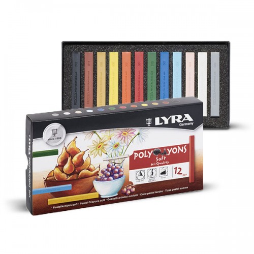 Lyra Polycrayons Soft 12 Set