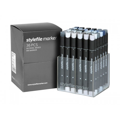 Stylefile Marker Grey 36 Set
