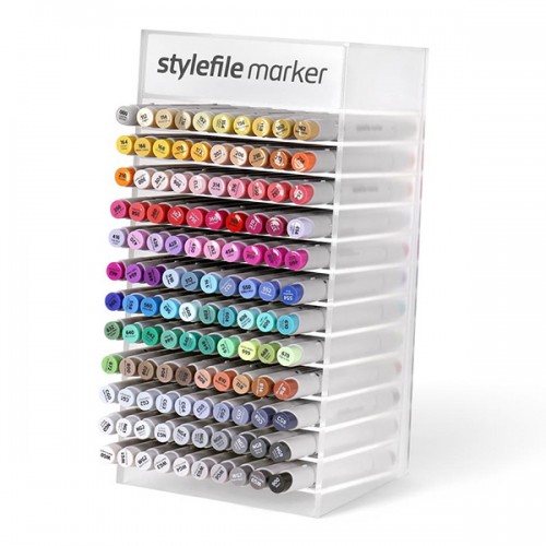 Stylefile Marker Brush Full Acrylic 120 Display