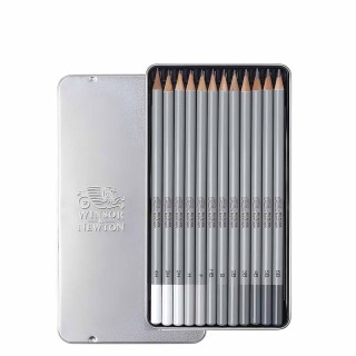 Winsor & Newton Medium Graphite Pencils Set 12