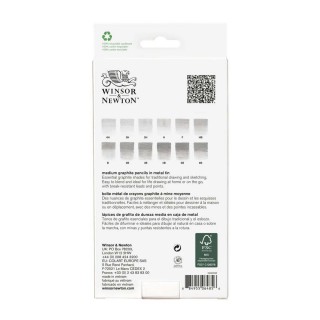 Winsor & Newton Medium Graphite Pencils Set 12
