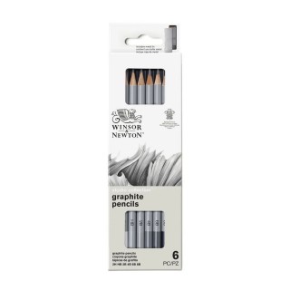 Winsor & Newton Graphite Pencils Set 6