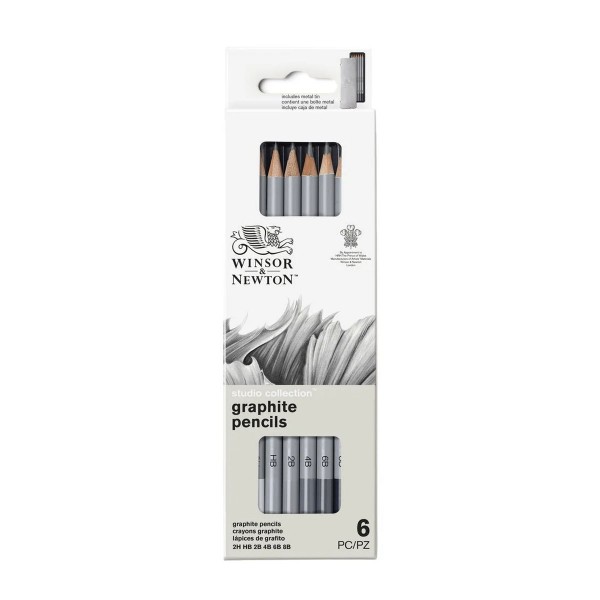 Winsor & Newton Graphite Pencils Set 6