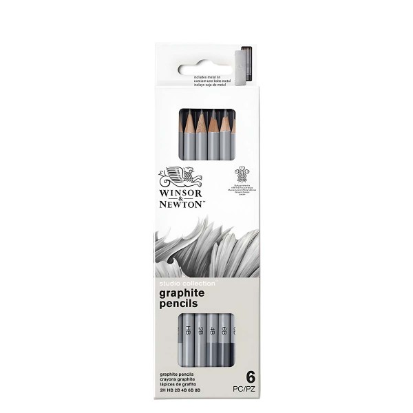 Winsor & Newton Graphite Pencils Set 6