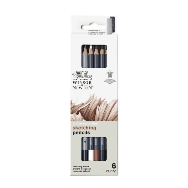 Winsor & Newton Sketching Pencils Set 6